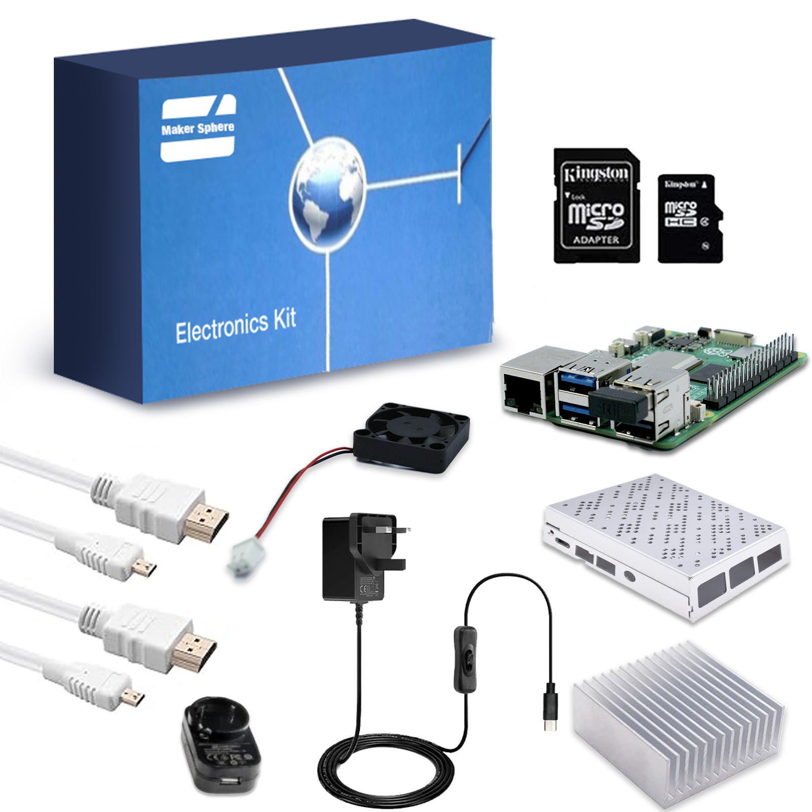 raspberry pi 4 model b starter kit 8gb