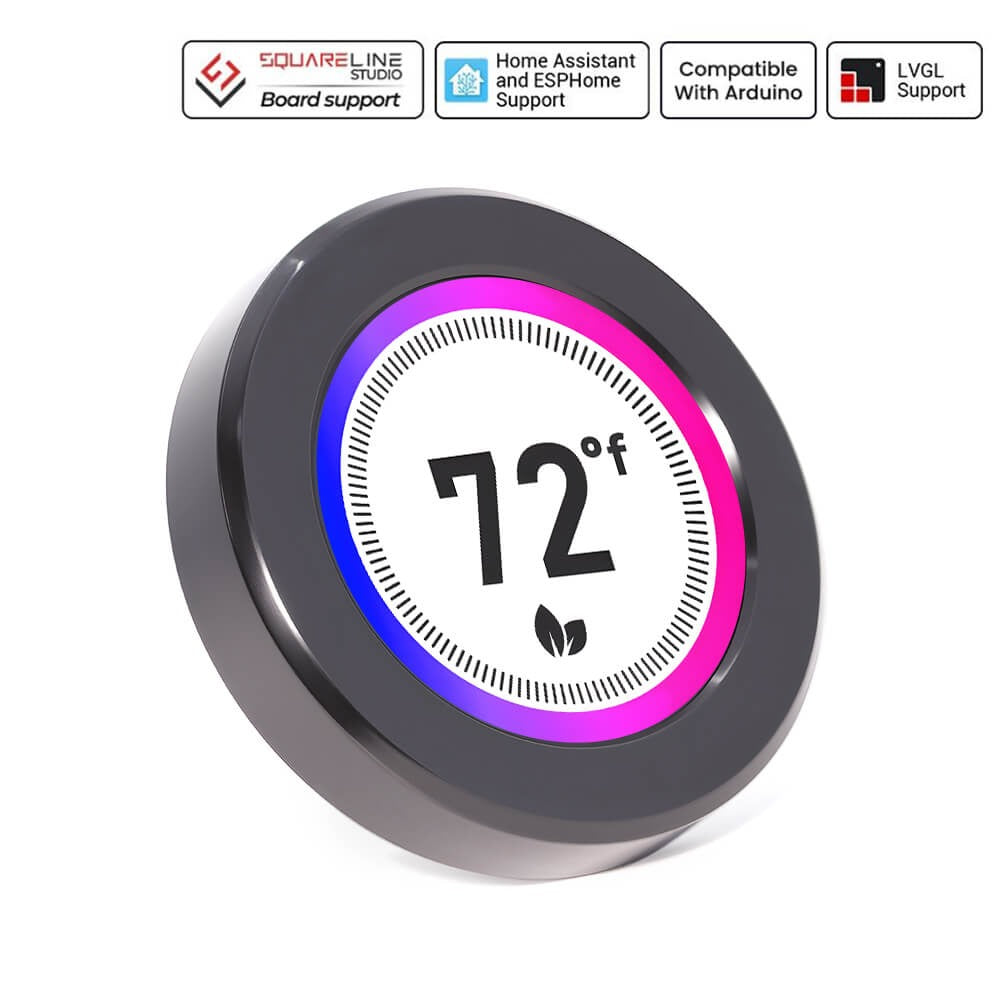 CrowPanel 2.1inch-HMI ESP32 Rotary Display 480*480 IPS Round Touch Knob Screen