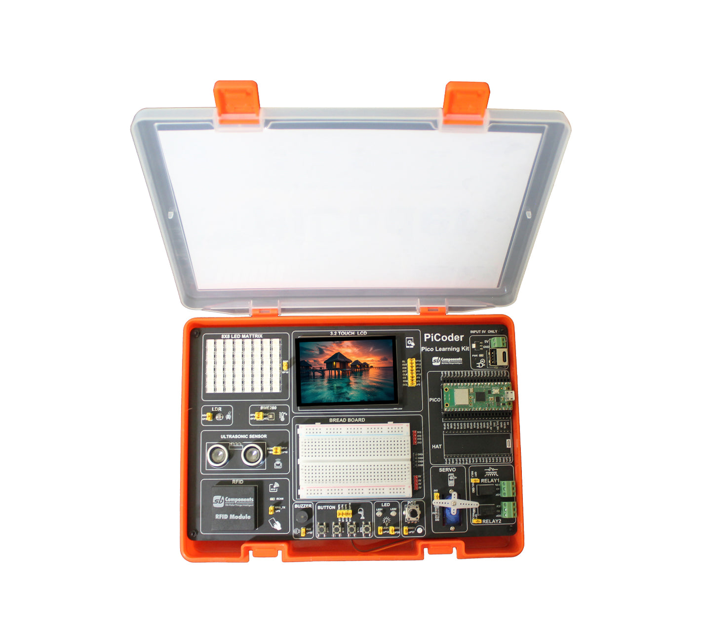 PiCoder - Compact DIY Raspberry Pi Pico W Learning Kit