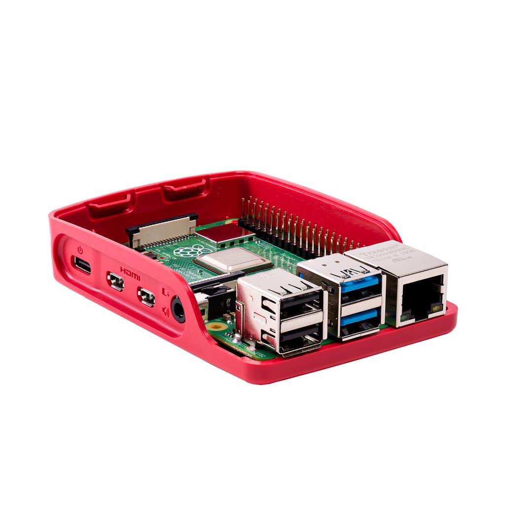 Official Raspberry Pi 4 Case (Red/White)