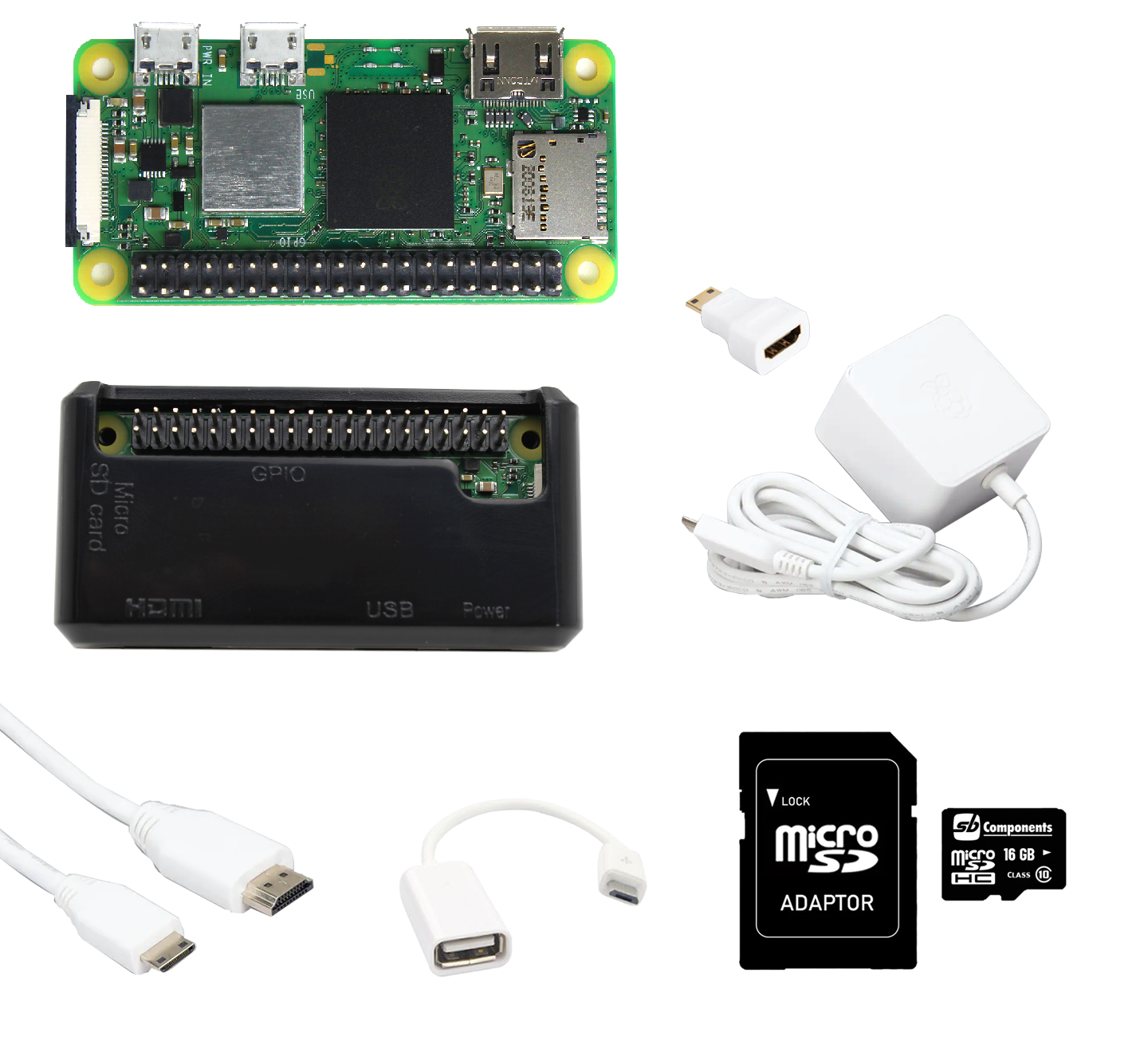 Raspberry Pi Zero W Essentials Kit SB Components