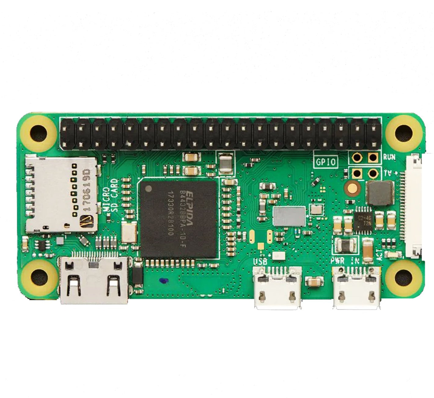 Raspberry Pi Zero W with Soldered Headers