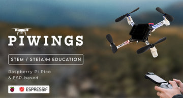PiWings 2.0 - Raspberry Pi Pico & ESP-based Flight Controller designed exclusively for STEM education and drone enthusiasts