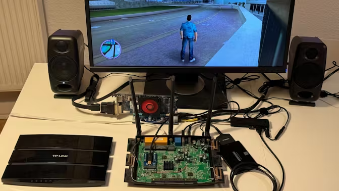 Transforming a Decade-Old TP-Link Router into a GTA: Vice City Machine