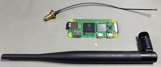 Adding an additional antenna with a U.FL RF connection to a Raspberry Pi Zero 2 W