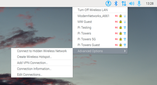 New NetworkManager support and desktop enhancements are included in the Raspberry Pi OS update.