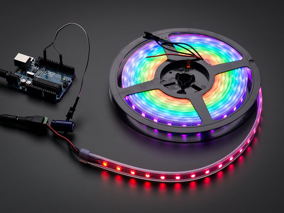 Adafruit NeoPixel Digital RGB LED Strip - White 60 LED - WHITE - 4m