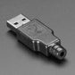 USB DIY Connector Shell - Type A Male Plug