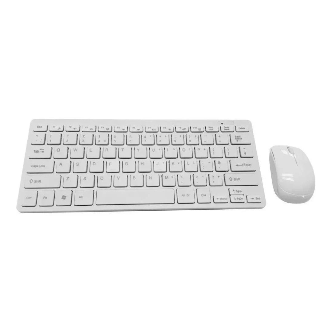 Compact Wireless Keyboard & Mouse Deskset