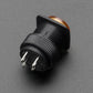 16mm Illuminated Pushbutton - Yellow Momentary