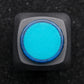 16mm Illuminated Pushbutton - Blue Latching On/Off Switch
