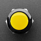 16mm Panel Mount Momentary Pushbutton - Yellow