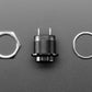 16mm Panel Mount Momentary Pushbutton - Black