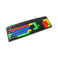 Coloured Upper and Lowercase USB Keyboard