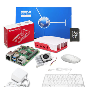 Raspberry Pi 5 (8GB) Desktop Starter Kit + Wireless Keyboard & Mouse