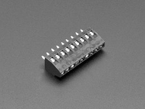 2.54mm/0.1" Pitch Terminal Block - 9-pin