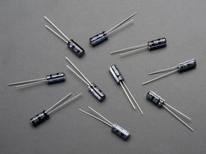 100uF 16V Electrolytic Capacitors - Pack of 10