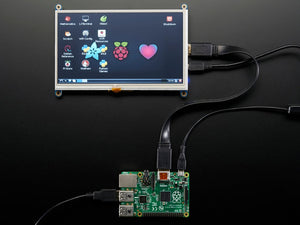 HDMI 7" 800x480 Display Backpack with Touchscreen