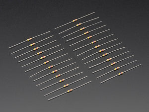 Through-Hole Resistors - 4.7K ohm 5% 1/4W - Pack of 25