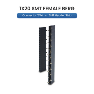 1x20 SMT Female Berg Connector 2.54mm SMT Header Strip