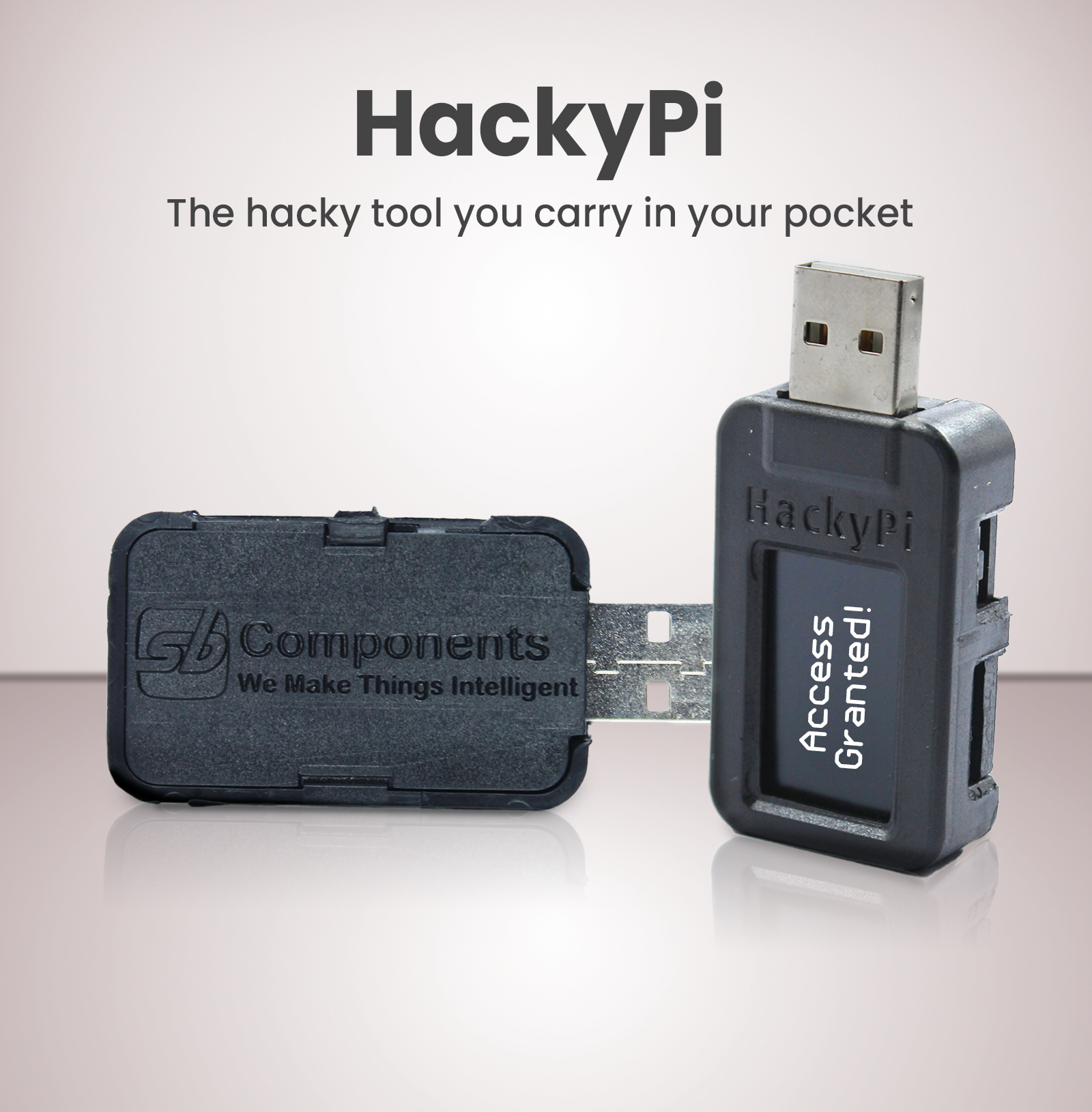 HackyPi - Compact DIY USB Hacking Tool