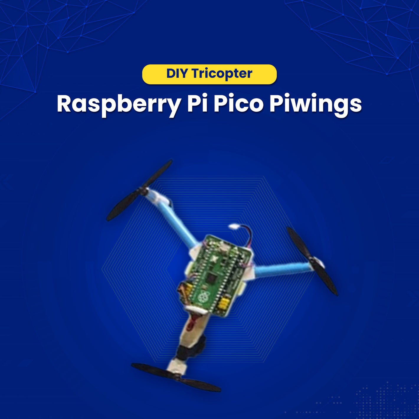 PiWings 2.0 Tricopter - Pico based Drone Kit