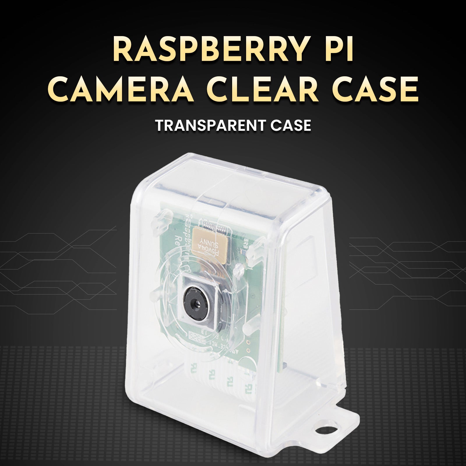 Home Raspberry Pi Camera Case - Clear