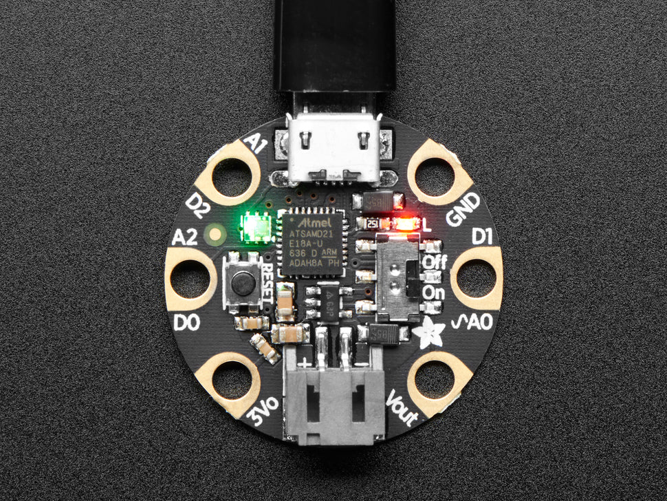 Adafruit GEMMA M0 - Miniature wearable electronic platform