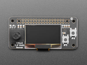 Adafruit 128x64 OLED Bonnet for Raspberry Pi