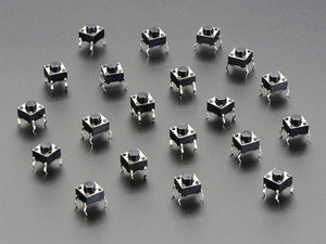 Tactile Button Switch (6mm) - 20 Pack