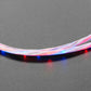 USB Micro B Cable with Blue and Red LEDs - 1 Meter