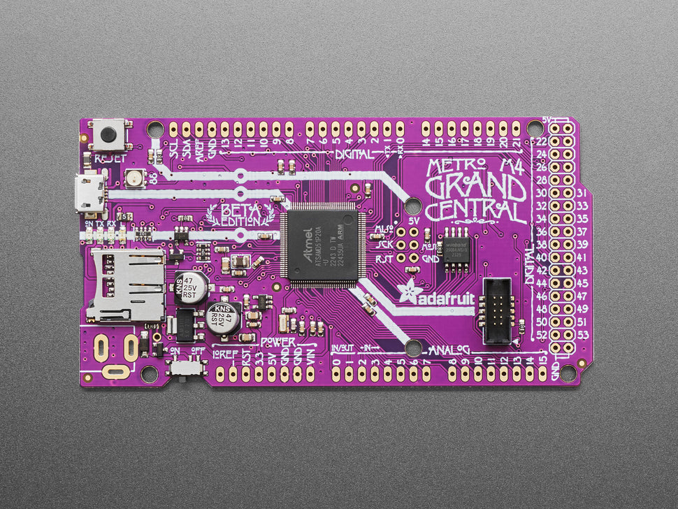 Adafruit Grand Central M4 Express featuring SAMD51 - Without Headers