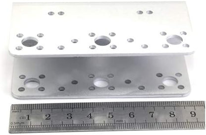 Aluminum Main U-shape Bracket for linking robot leg parts