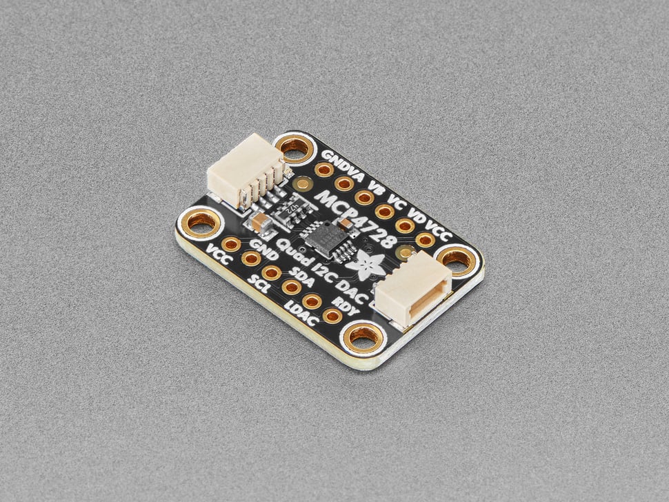 Adafruit MCP4728 Quad DAC with EEPROM - STEMMA QT / Qwiic