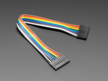 2.54mm 0.1" Pitch 10-pin Jumper Cable - 20cm Long