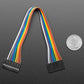 2.54mm 0.1" Pitch 10-pin Jumper Cable - 20cm Long
