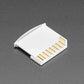 White Shortening microSD to SD Card Adapter