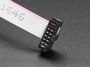 10-pin 2x5 Socket-Socket 1.27mm IDC (SWD) Cable - 300mm Long