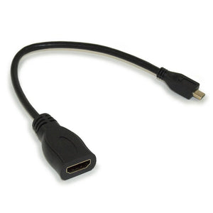 Micro HDMI to HDMI Adapter Cable, 160mm