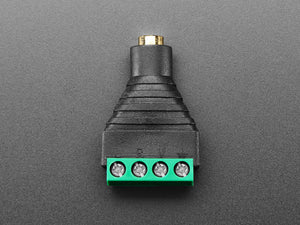 2.5mm (3/32") 4-Pole (TRRS) Audio Jack Terminal Block