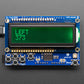 RGB LCD Shield Kit w/ 16x2 Character Display - Only 2 pins used! - NEGATIVE DISPLAY