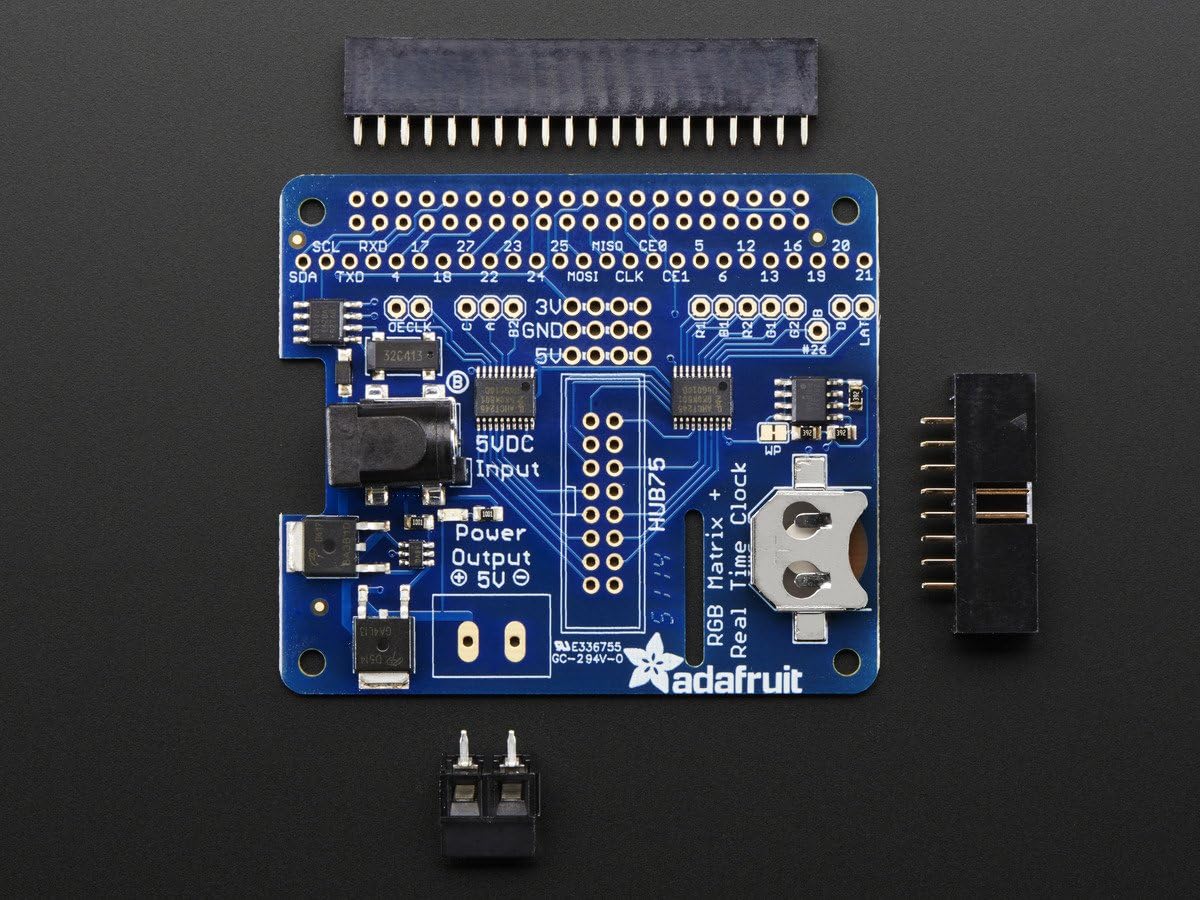 Adafruit RGB Matrix HAT + RTC for Raspberry Pi - Mini Kit