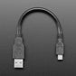 USB Cable - 6 Inch A to Mini B