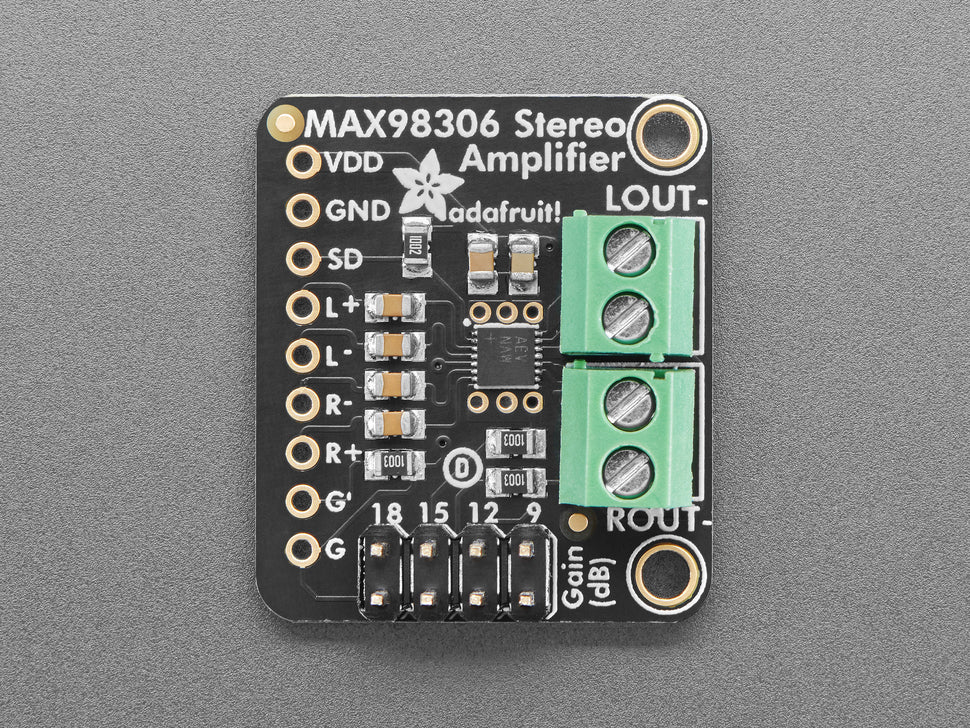 Stereo 3.7W Class D Audio Amplifier - MAX98306