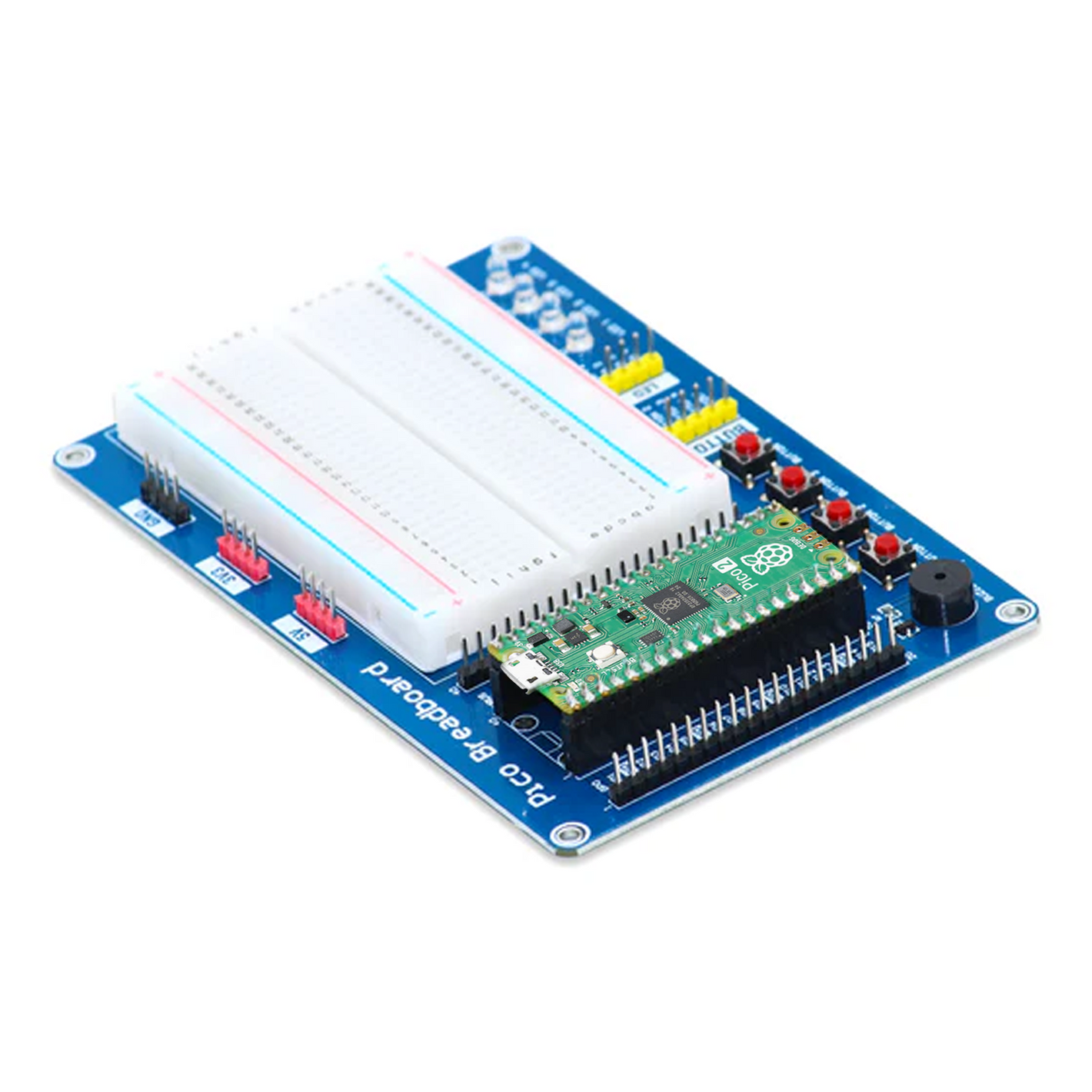 Raspberry Pi Pico Breadboard Kit With Pico 2 (without Header)