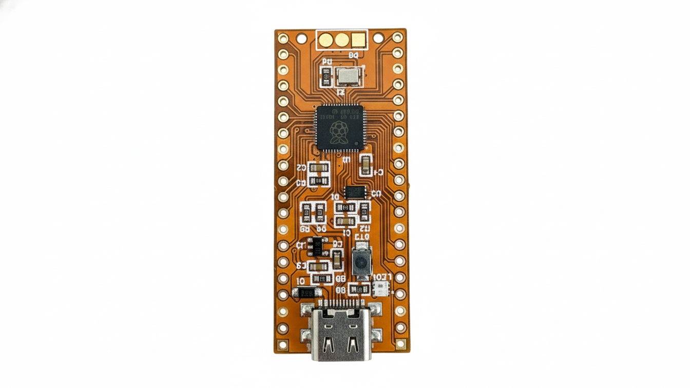 RP2040 FlexiBoard – Flexible Microcontroller