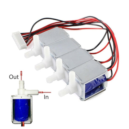 DC 12v Four-Way Valve For Smart Plant Watering Kit 2.1