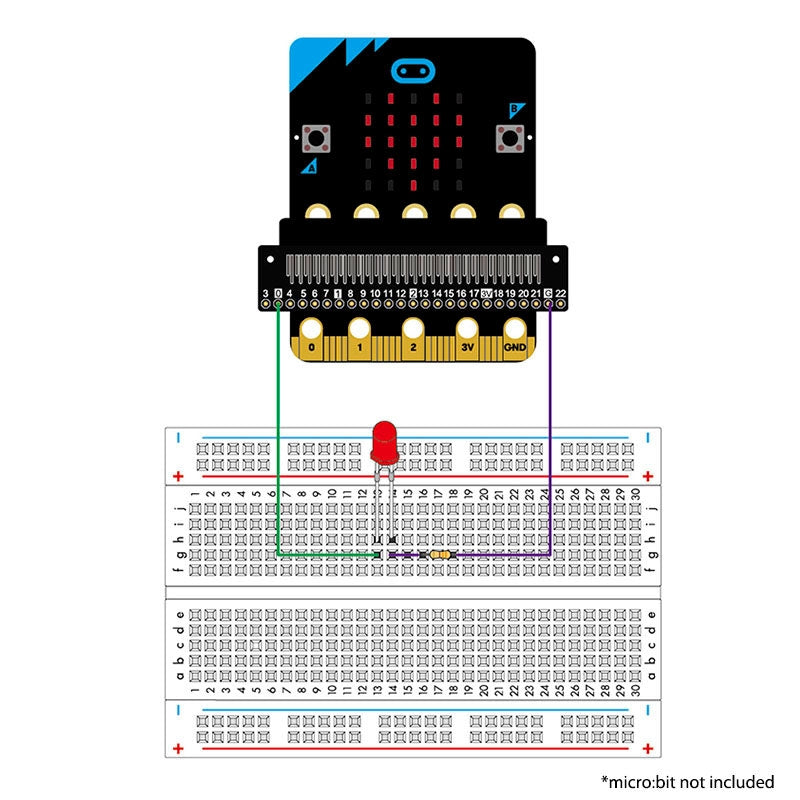 Keyestudio Microb V2 Starter K Completo Per BBC Micro B K Con 48 Progetti Tutorial Makecode Programmazione Elettronica Fai-da-te - Foto 6