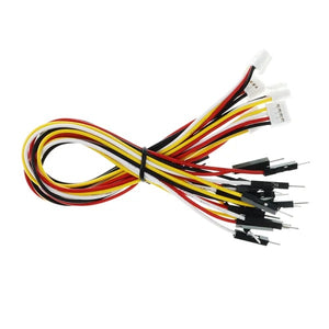 4 Pin Crowtail to Male Splittable Jumper Wire(5 pcs)