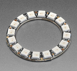 NeoPixel Ring - 16 x 5050 RGB LED with Integrated Drivers